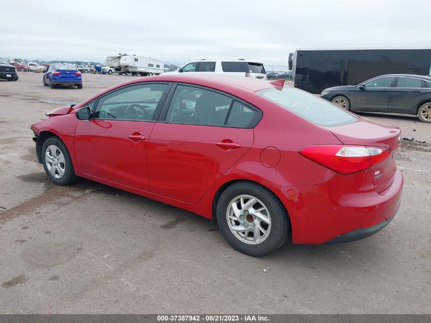 2016 KIA FORTE LX - KNAFK4A62G5495455