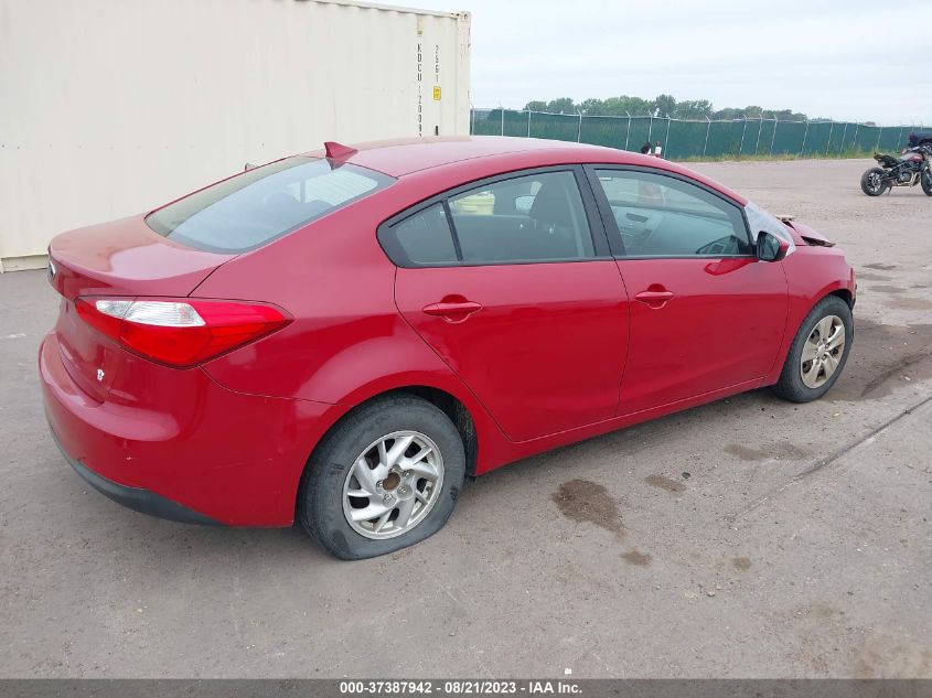 2016 KIA FORTE LX - KNAFK4A62G5495455