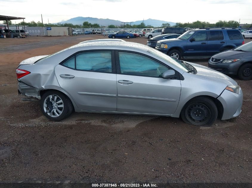 2014 TOYOTA COROLLA L/LE/S/S PLUS/LE PLUS - 5YFBURHEXEP129300