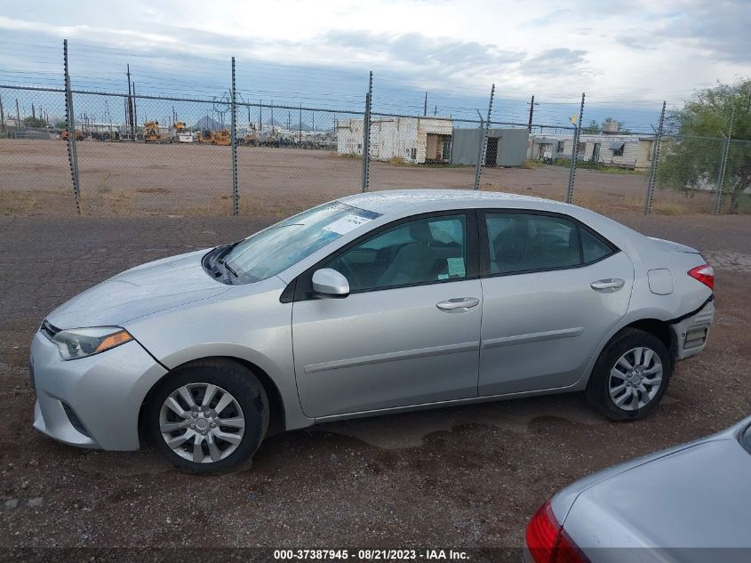 2014 TOYOTA COROLLA L/LE/S/S PLUS/LE PLUS - 5YFBURHEXEP129300