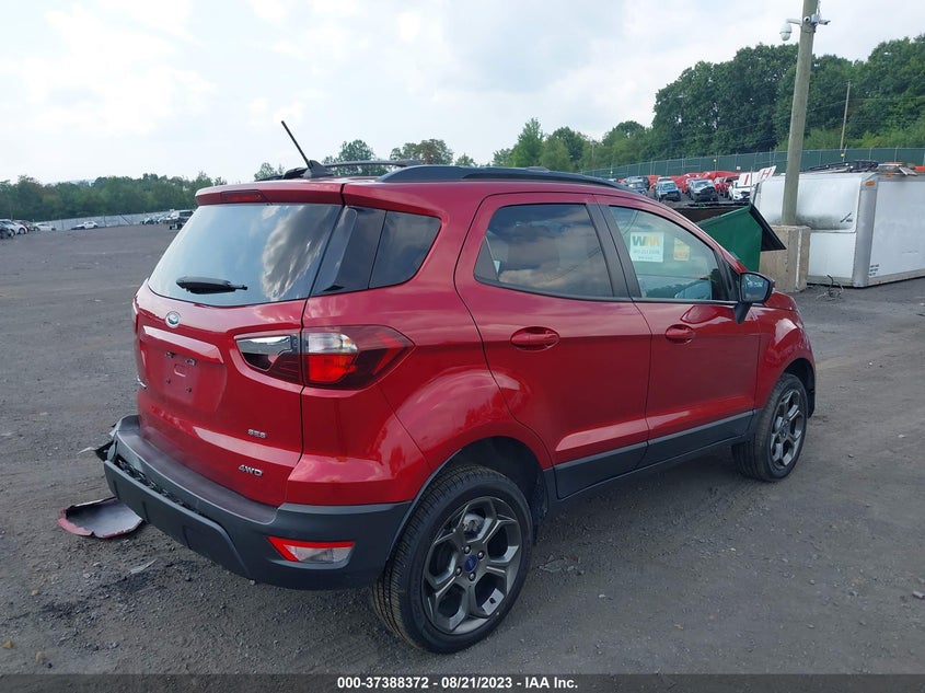VIN MAJ6P1CL4JC231281 2018 FORD ECOSPORT SES
