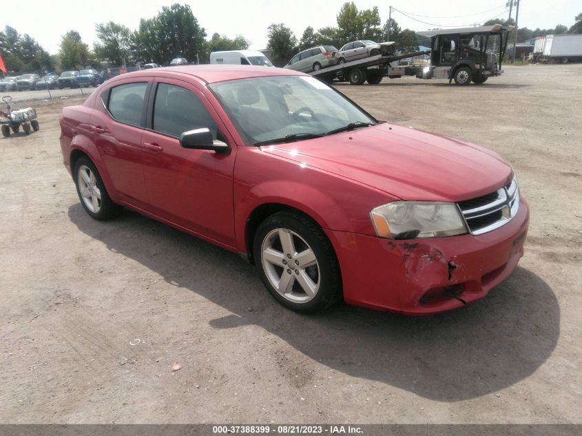 2013 DODGE AVENGER SE - 1C3CDZAB4DN537019