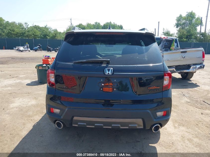 2022 HONDA PASSPORT TRAILSPORT 5FNYF8H61NB001238