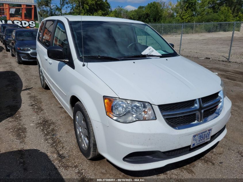 2016 DODGE GRAND CARAVAN SE - 2C4RDGBG6GR101591