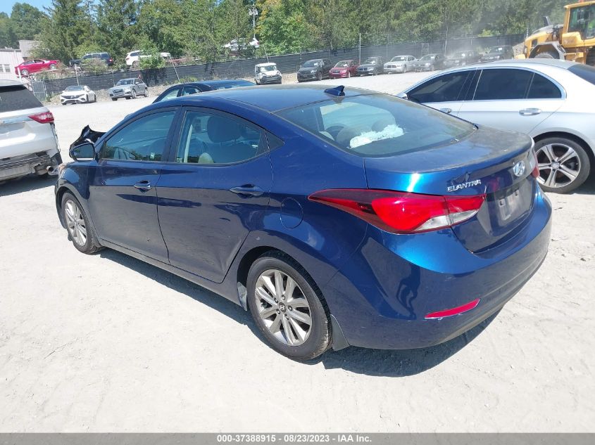 2016 HYUNDAI ELANTRA SE - 5NPDH4AE5GH714179