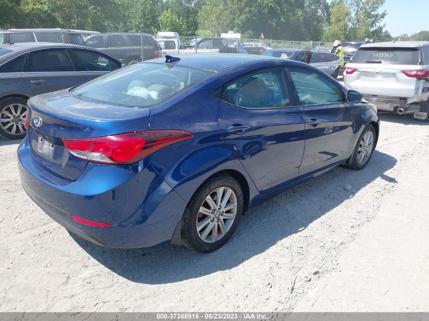 2016 HYUNDAI ELANTRA SE - 5NPDH4AE5GH714179
