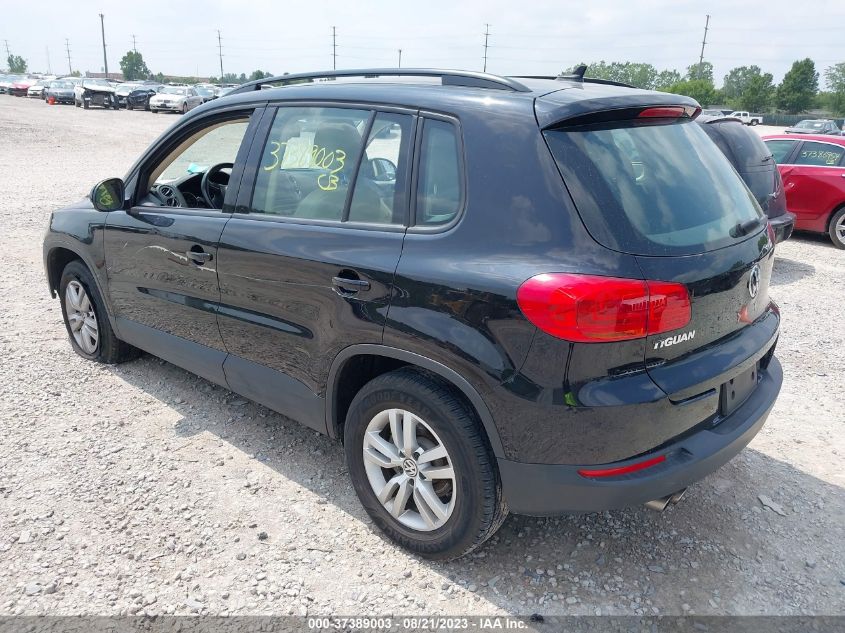 2017 VOLKSWAGEN TIGUAN S/LIMITED - WVGBV7AX2HK010619