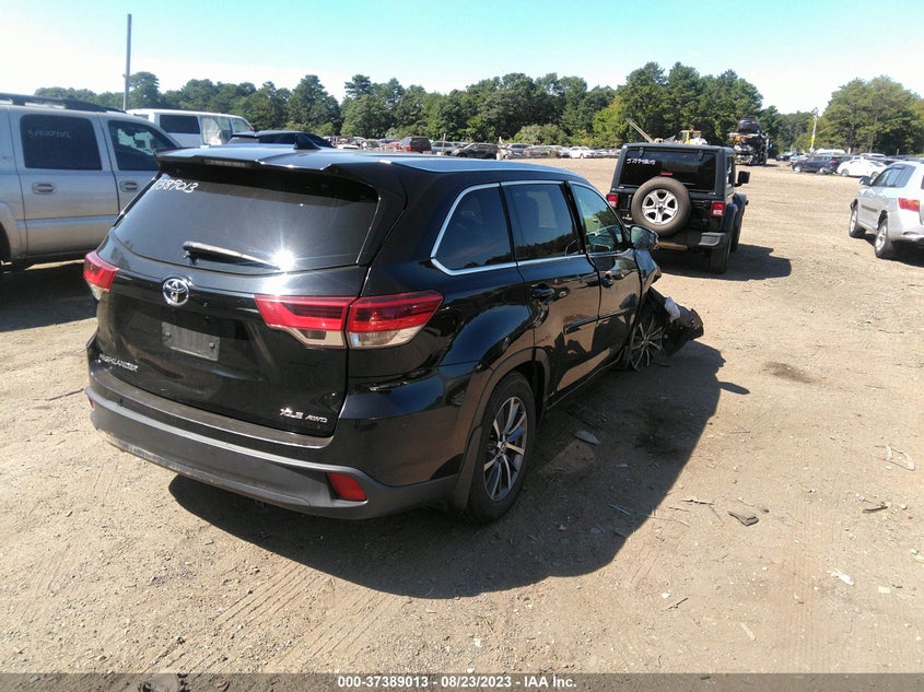 VIN 5TDJZRFHXHS368125 2017 TOYOTA HIGHLANDER XLE/SE