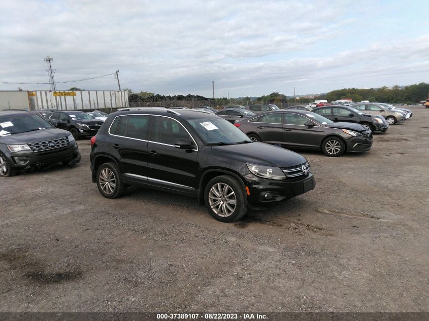 2014 VOLKSWAGEN TIGUAN SE - WVGBV3AX5EW607230