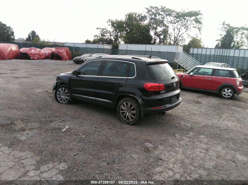 2014 VOLKSWAGEN TIGUAN SE - WVGBV3AX5EW607230