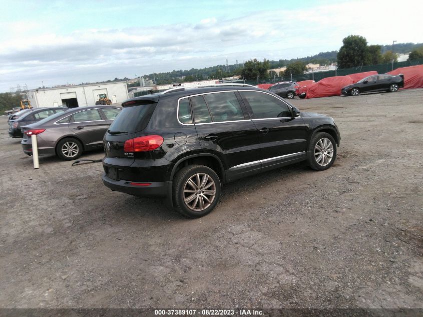 2014 VOLKSWAGEN TIGUAN SE - WVGBV3AX5EW607230