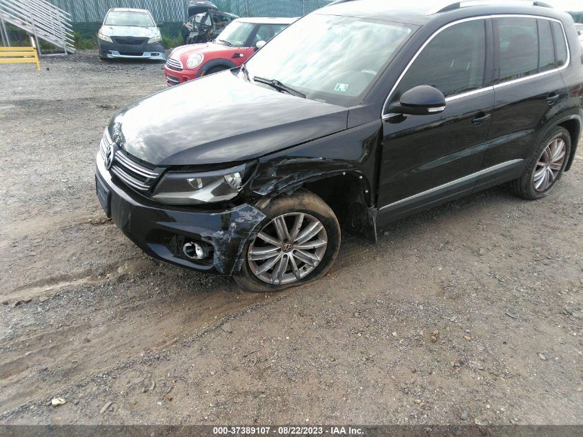 2014 VOLKSWAGEN TIGUAN SE - WVGBV3AX5EW607230