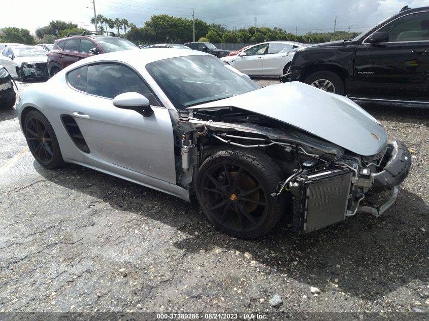 2018 PORSCHE 718 CAYMAN - WP0AA2A83JK262604