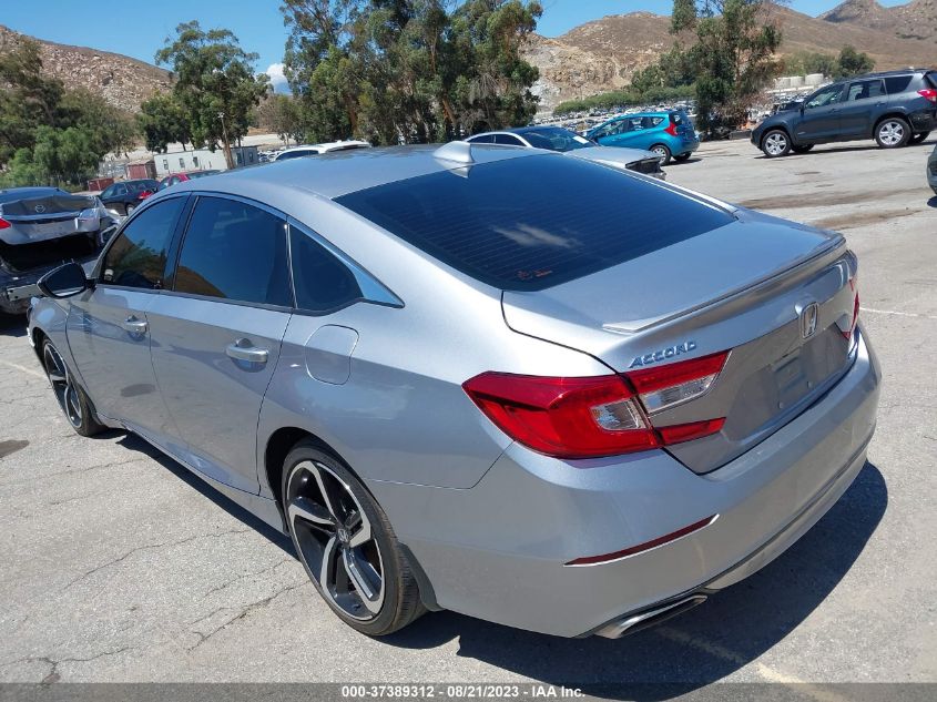 2020 HONDA ACCORD SEDAN SPORT - 1HGCV1F34LA113505