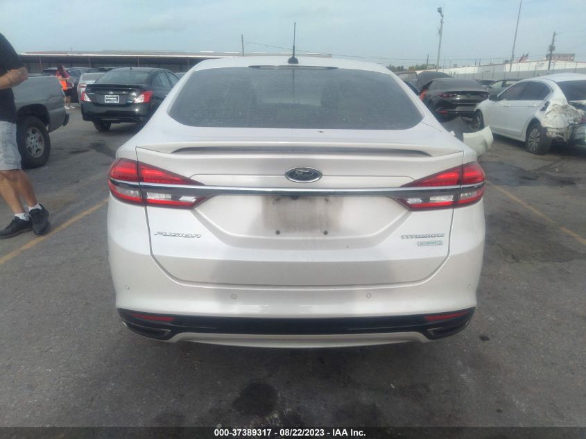 2017 FORD FUSION TITANIUM/PLATINUM - 3FA6P0K98HR104836