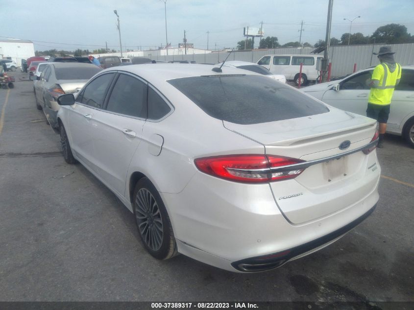 2017 FORD FUSION TITANIUM/PLATINUM - 3FA6P0K98HR104836