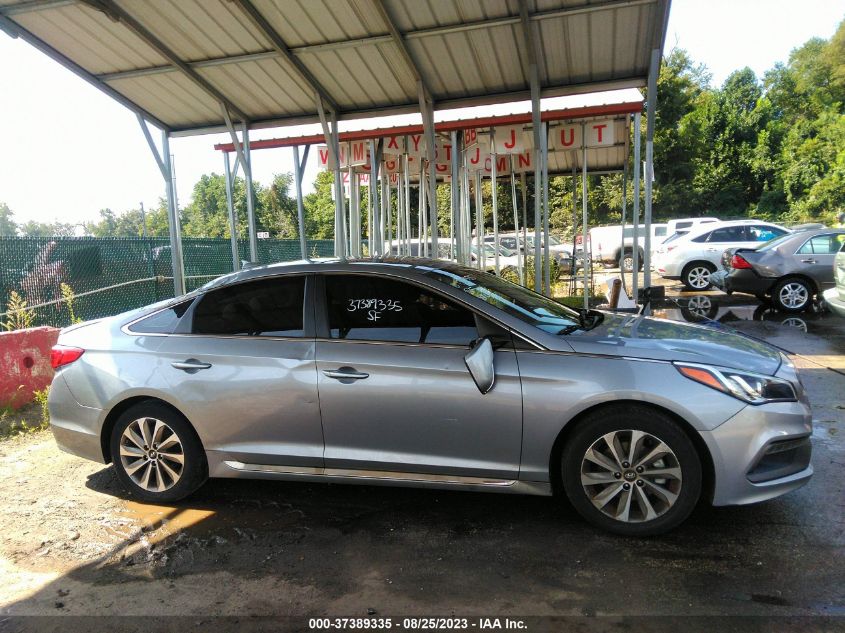 2016 HYUNDAI SONATA 2.4L SPORT - 5NPE34AF9GH293272