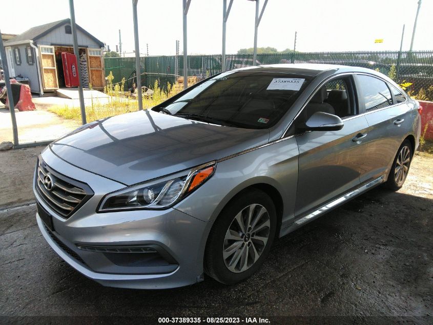 2016 HYUNDAI SONATA 2.4L SPORT - 5NPE34AF9GH293272