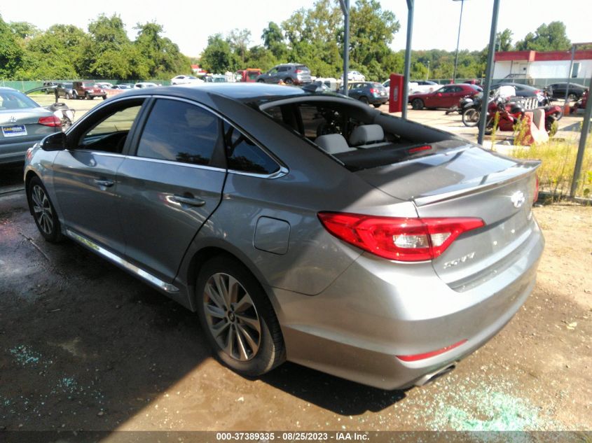 2016 HYUNDAI SONATA 2.4L SPORT - 5NPE34AF9GH293272