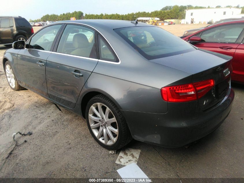 2013 AUDI A4 PREMIUM PLUS - WAUFFAFL7DN035740