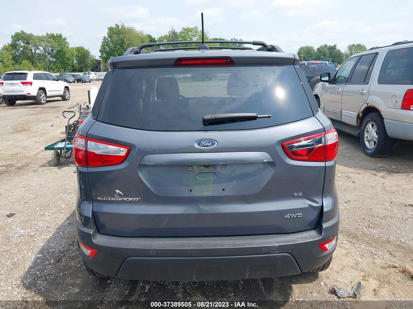VIN MAJ6P1UL3JC192486 2018 FORD ECOSPORT SE