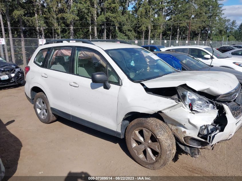 2016 SUBARU FORESTER 2.5I - JF2SJABC0GH566028