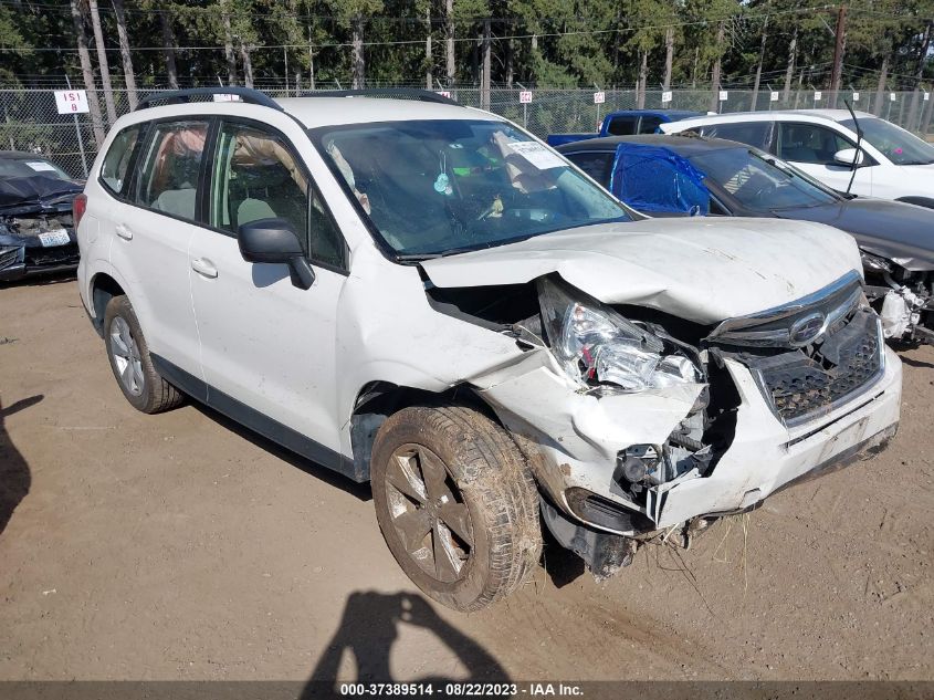 2016 SUBARU FORESTER 2.5I - JF2SJABC0GH566028