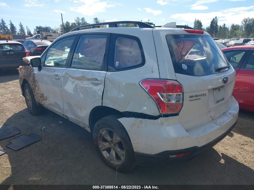 2016 SUBARU FORESTER 2.5I - JF2SJABC0GH566028