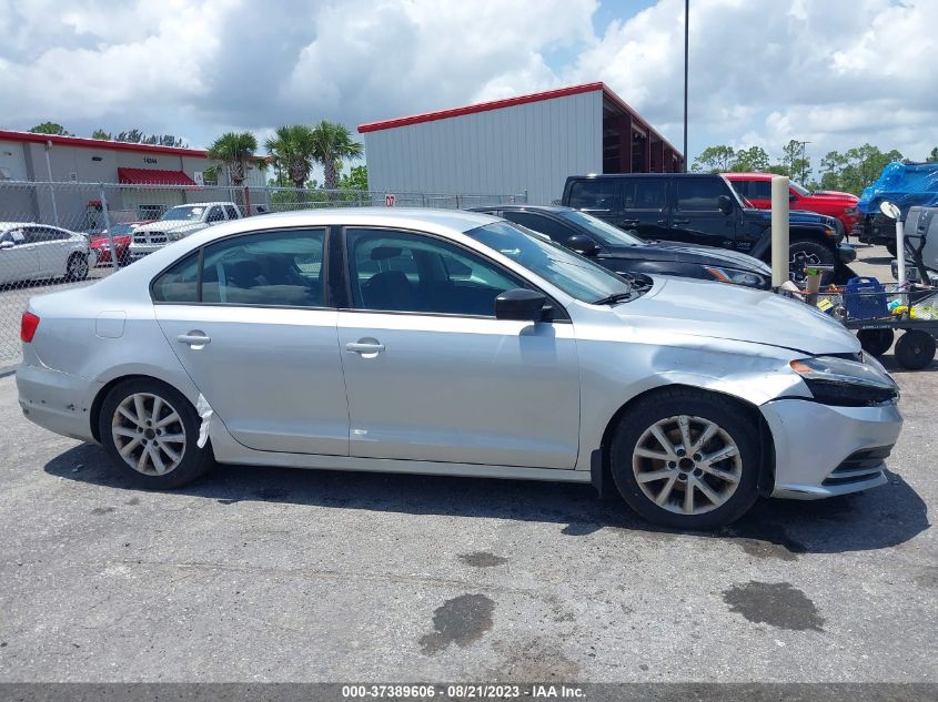 2015 VOLKSWAGEN JETTA SEDAN 1.8T SE - 3VWB17AJ5FM249967