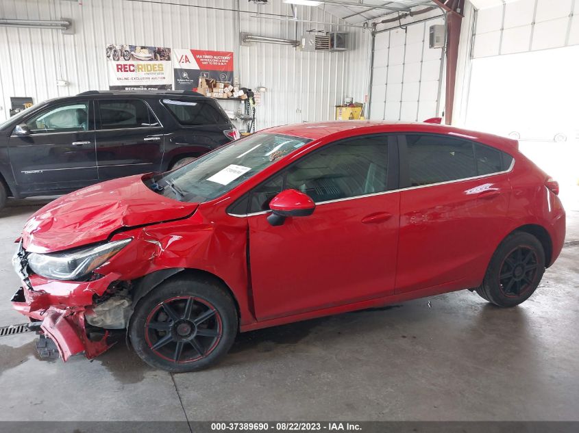 2019 CHEVROLET CRUZE LT - 3G1BE6SM8KS541962