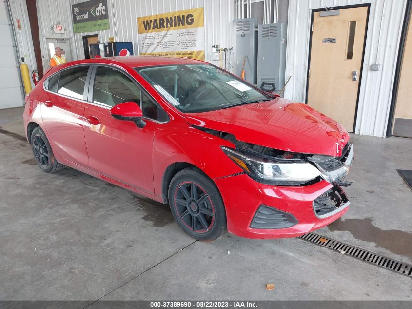 2019 CHEVROLET CRUZE LT - 3G1BE6SM8KS541962