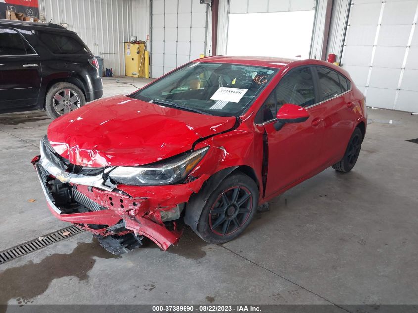 2019 CHEVROLET CRUZE LT - 3G1BE6SM8KS541962