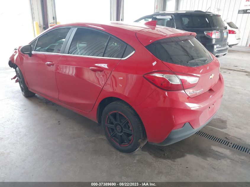 2019 CHEVROLET CRUZE LT - 3G1BE6SM8KS541962