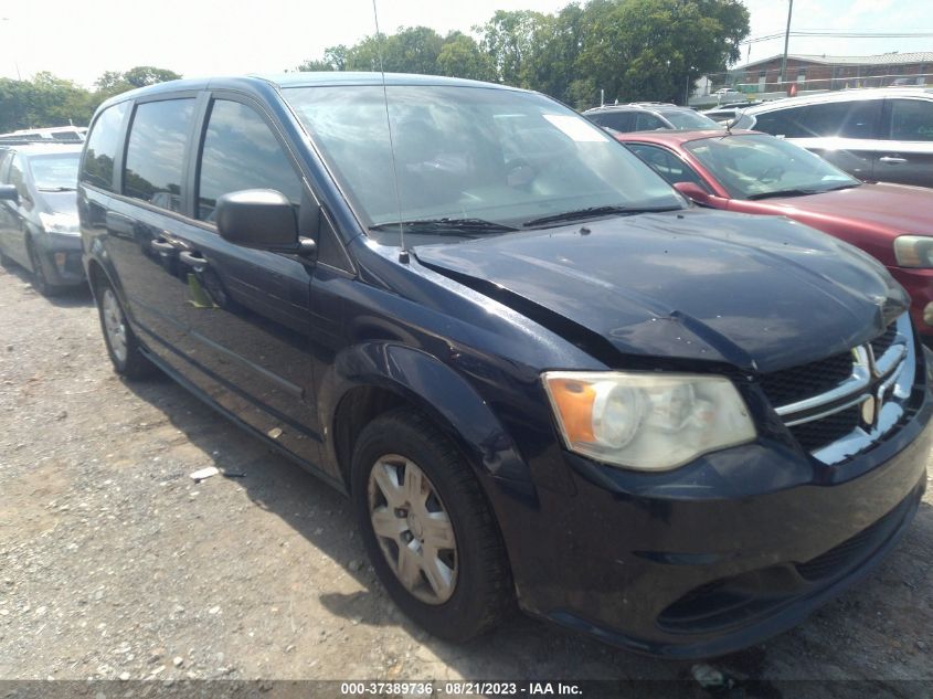 2013 DODGE GRAND CARAVAN AMERICAN VALUE PKG - 2C4RDGBG6DR505017