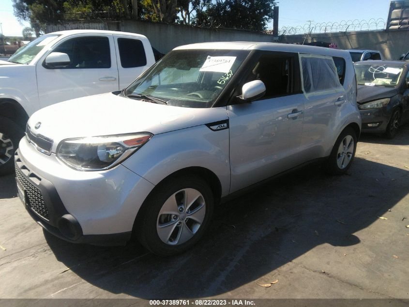 2016 KIA SOUL BASE - KNDJN2A29G7836148