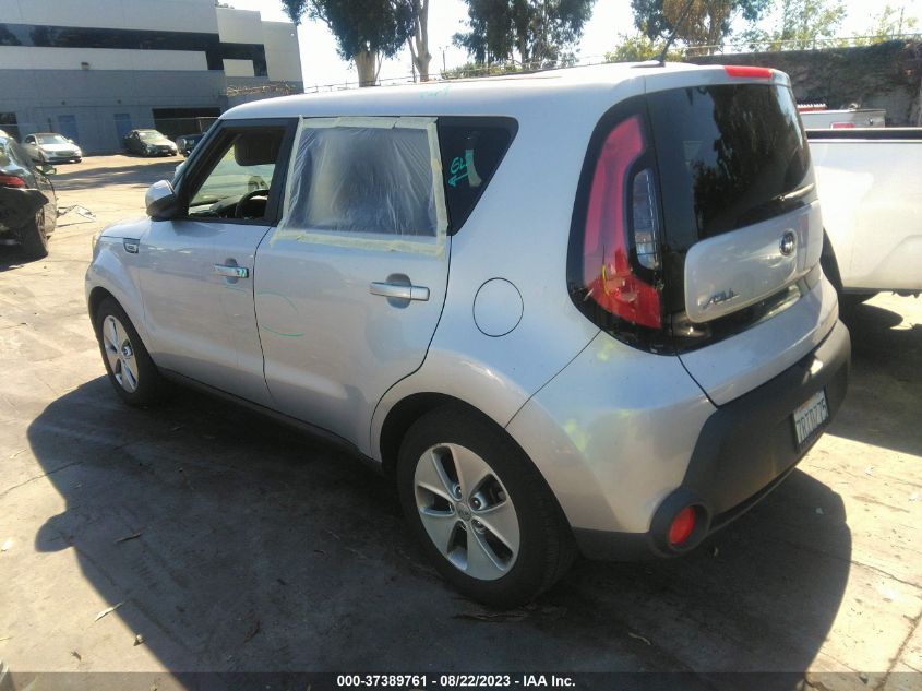 2016 KIA SOUL BASE - KNDJN2A29G7836148