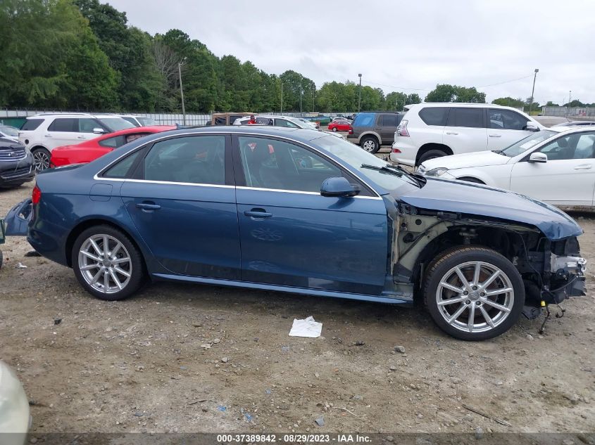 2015 AUDI A4 PREMIUM PLUS - WAUFFAFLXFN021141