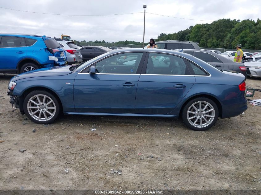 2015 AUDI A4 PREMIUM PLUS - WAUFFAFLXFN021141