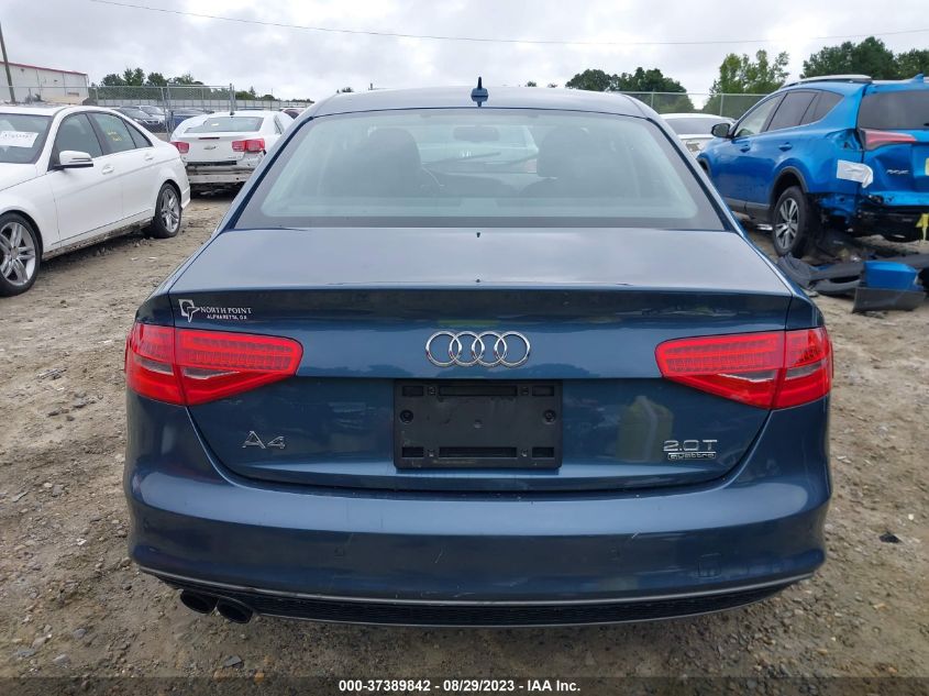 2015 AUDI A4 PREMIUM PLUS - WAUFFAFLXFN021141