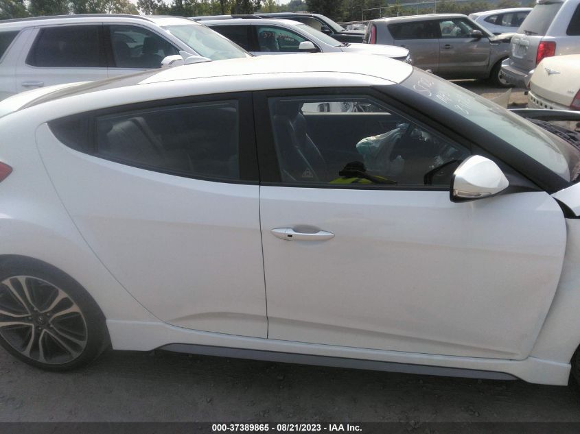 2016 HYUNDAI VELOSTER TURBO - KMHTC6AE0GU279613