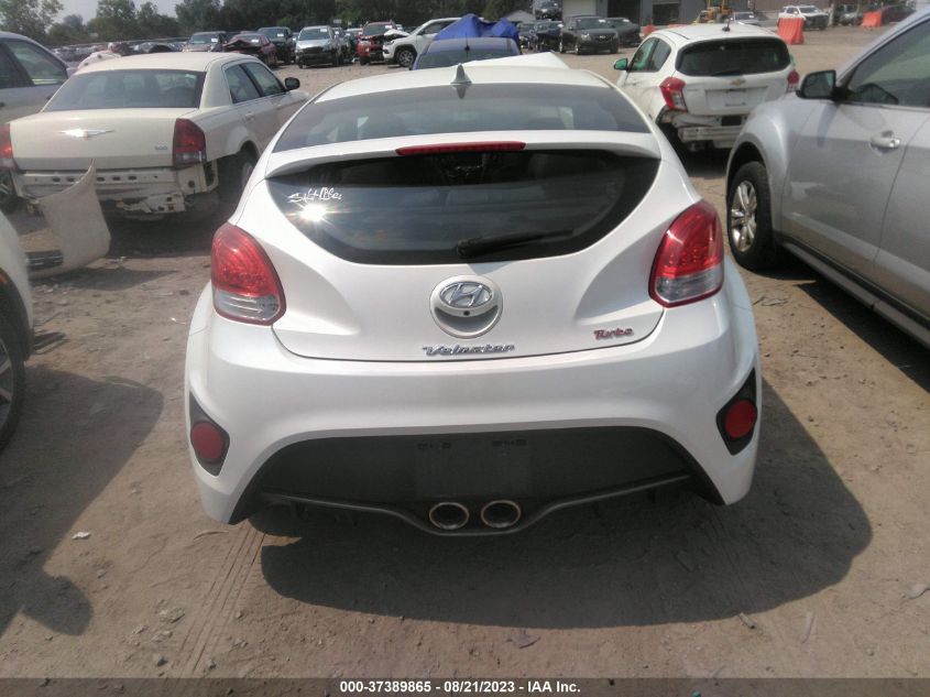 2016 HYUNDAI VELOSTER TURBO - KMHTC6AE0GU279613