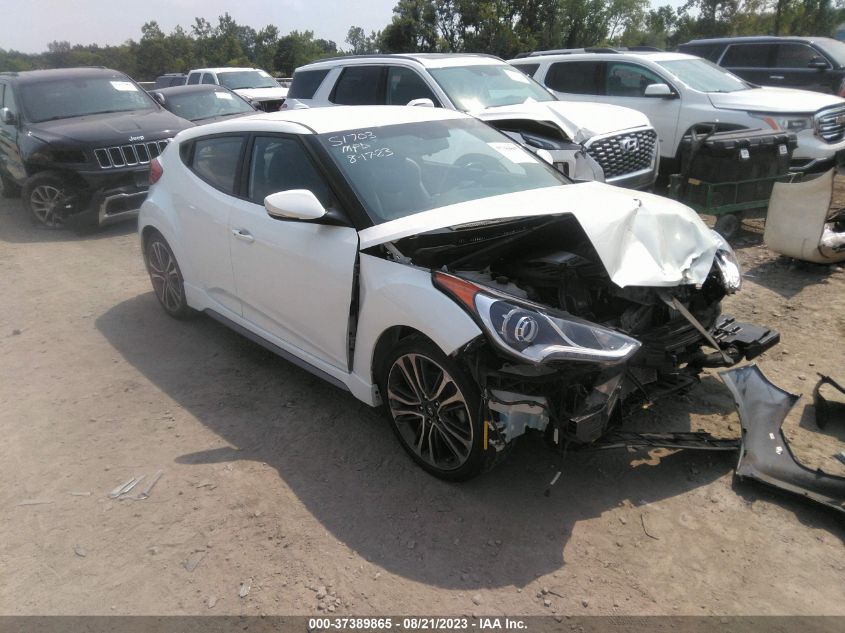 2016 HYUNDAI VELOSTER TURBO - KMHTC6AE0GU279613