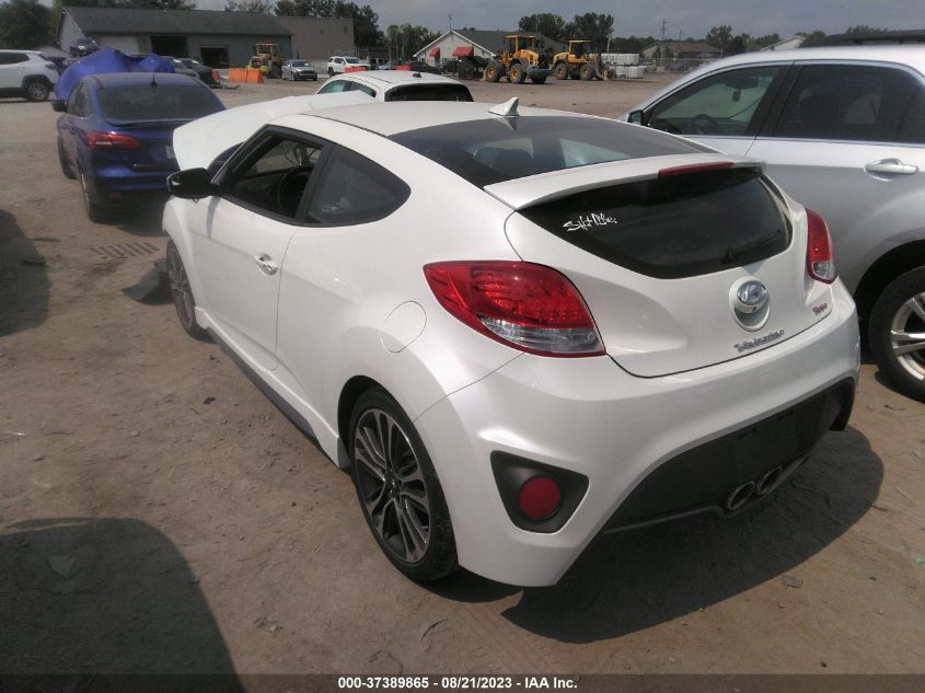 2016 HYUNDAI VELOSTER TURBO - KMHTC6AE0GU279613