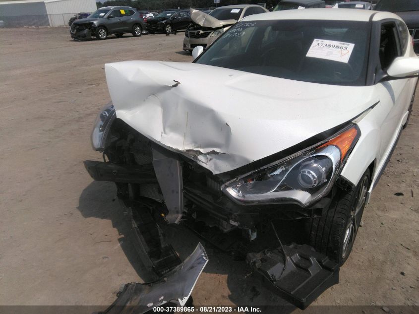 2016 HYUNDAI VELOSTER TURBO - KMHTC6AE0GU279613