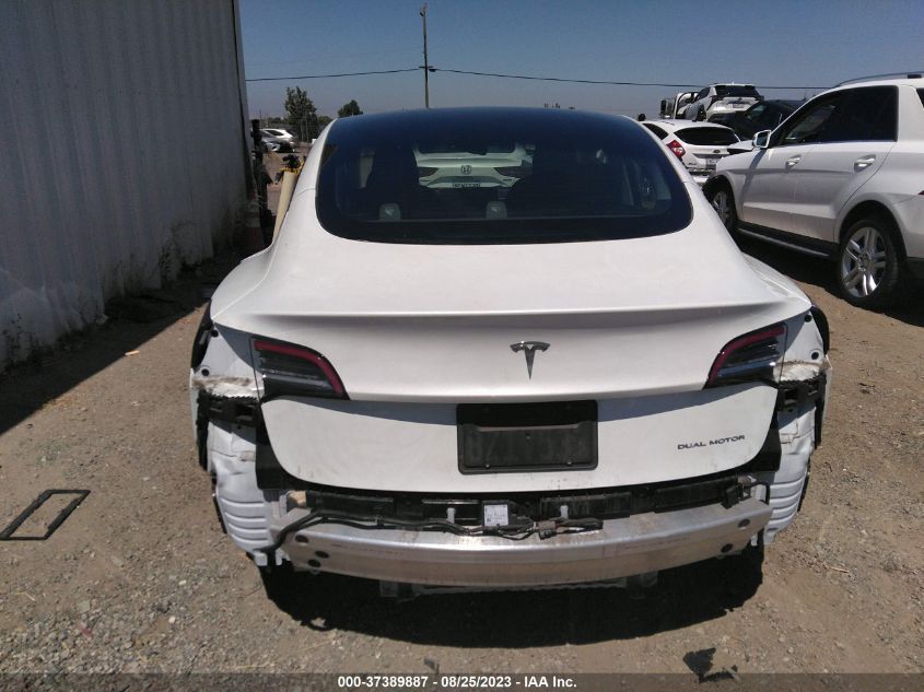 2021 TESLA MODEL 3 LONG RANGE - 5YJ3E1EB2MF099863