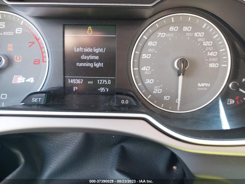 2013 AUDI S4 PREMIUM PLUS - WAUBGAFL5DA179810