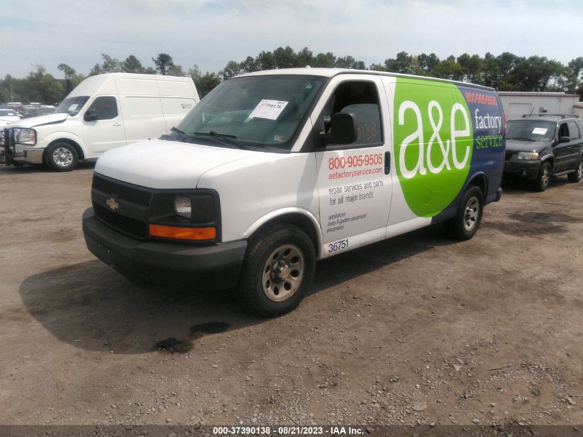 2013 CHEVROLET EXPRESS CARGO VAN - 1GCSGAFXXD1155749