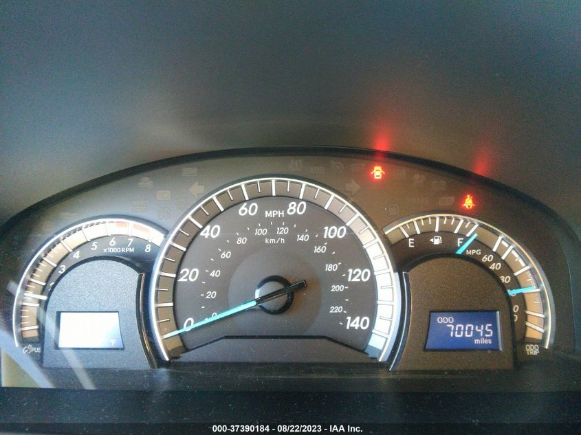 2013 TOYOTA CAMRY L/LE/SE/XLE - 4T1BF1FK0DU686248
