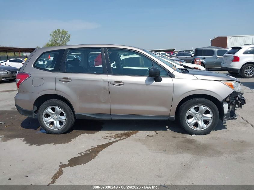 2014 SUBARU FORESTER 2.5I - JF2SJAAC9EH468906