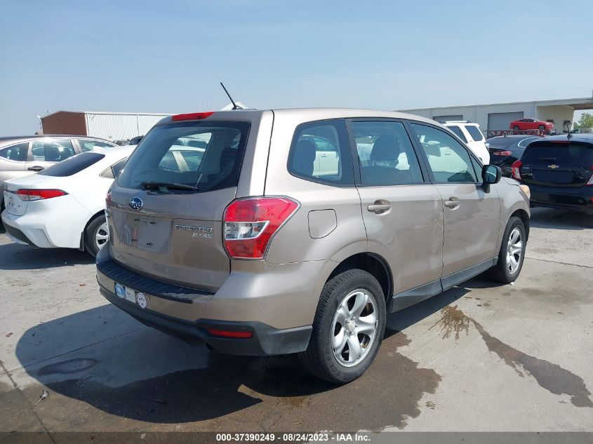 2014 SUBARU FORESTER 2.5I - JF2SJAAC9EH468906